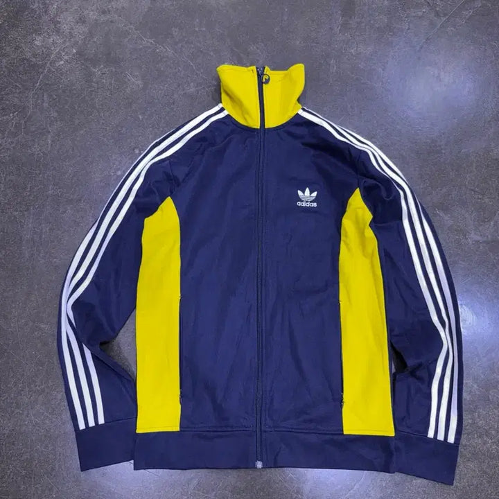 [BUNJANG] Adidas Europa Track Top Navy Yellow Jersey Size 105 / 아디다스 유로파 네이비 트랙탑 배색 져지 네이비 옐로우 105