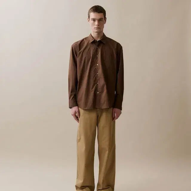 [BUNJANG] Firstfloor 60s Light Poplin Sakka Shirt / (새상품) 퍼스트플로어 새커 셔츠 / 60수 라이트 포플린 (44사이즈,