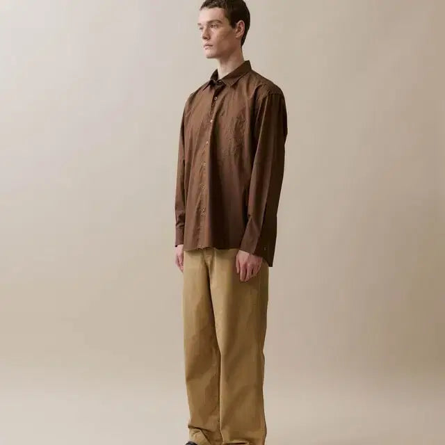 [BUNJANG] Firstfloor 60s Light Poplin Sakka Shirt / (새상품) 퍼스트플로어 새커 셔츠 / 60수 라이트 포플린 (44사이즈,