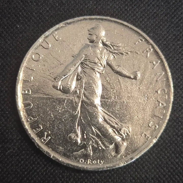 [BUNJANG] 1976 France 1 Franc Coin / 1976년 프랑스 1프랑 동전 [EP. 2514]