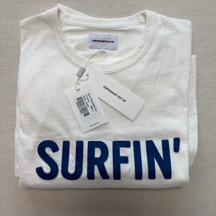 [BUNJANG] Espionage Surfing T-Shirt / (L)에스피오나지 서핑 반팔(택달린 새제품)