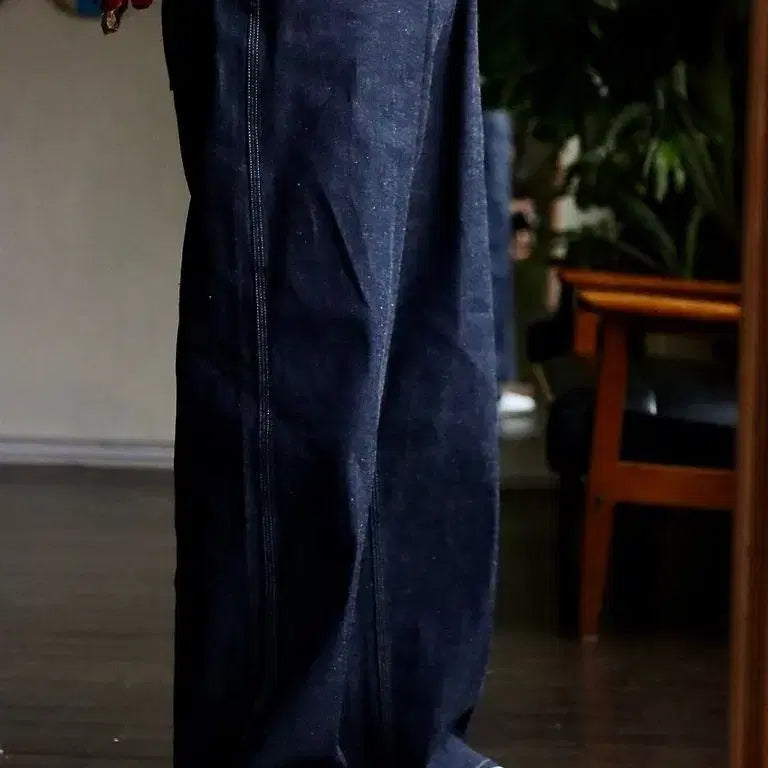 [BUNJANG] Apresse Military Indigo Denim Pants / 아프레쎄 밀리터리 인디고 데님 팬츠