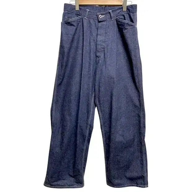 [BUNJANG] Apresse Military Indigo Denim Pants / 아프레쎄 밀리터리 인디고 데님 팬츠