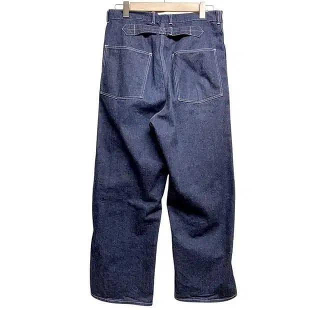 [BUNJANG] Apresse Military Indigo Denim Pants / 아프레쎄 밀리터리 인디고 데님 팬츠