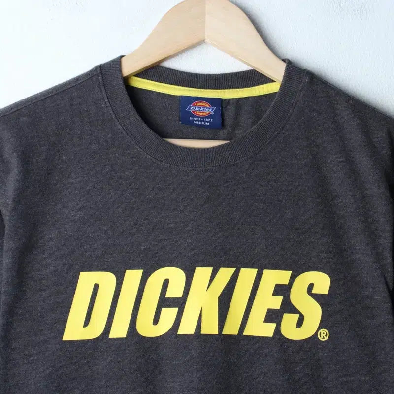 [BUNJANG] Dickies Big Logo Half-Sleeve T-Shirt (Grey, Old School) / (M-L) 디키즈 반팔 티셔츠 빅로고 그레이 올드스쿨-18681