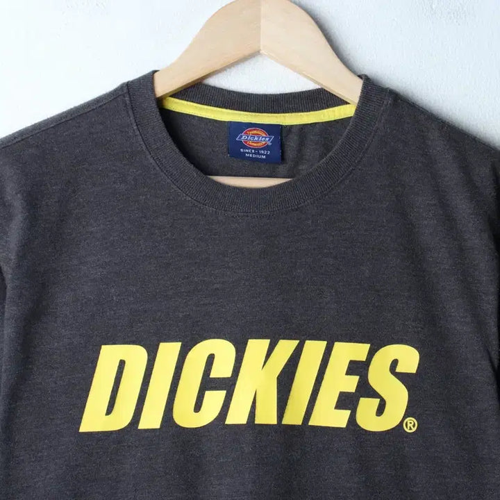 [BUNJANG] Dickies Big Logo Half-Sleeve T-Shirt (Grey, Old School) / (M-L) 디키즈 반팔 티셔츠 빅로고 그레이 올드스쿨-18681