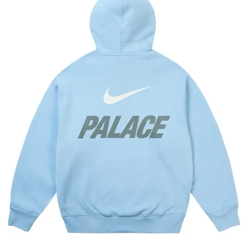 [BUNJANG] Palace Nike Font Swoosh Hoodie Blue L / 팔라스 나이키 폰트 스우시 후드 블루 L