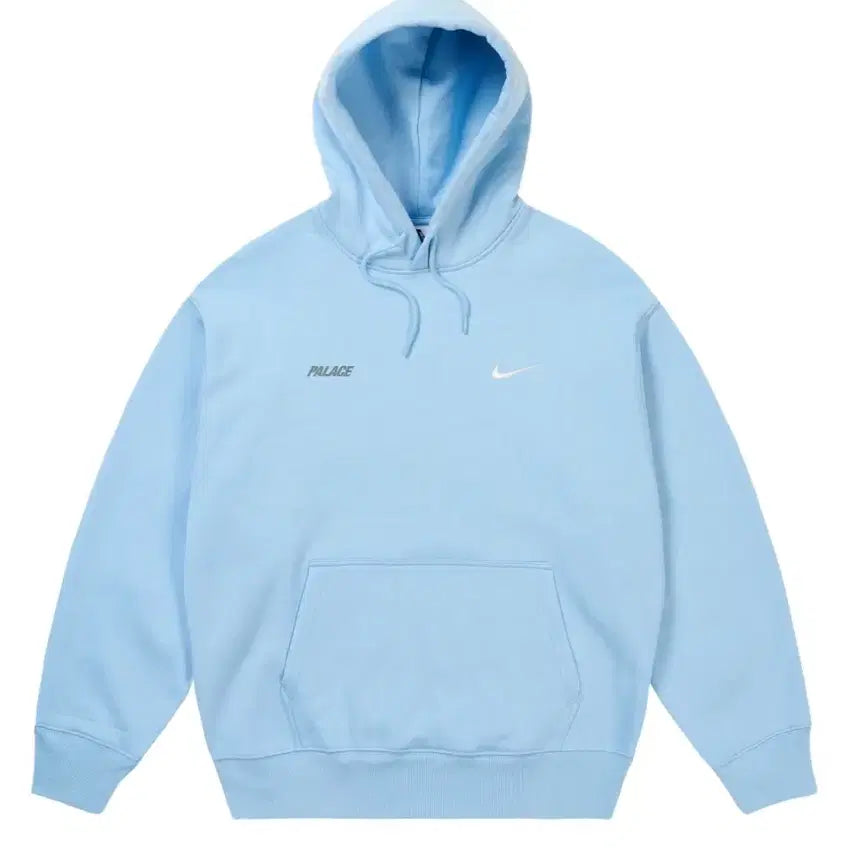 [BUNJANG] Palace Nike Font Swoosh Hoodie Blue L / 팔라스 나이키 폰트 스우시 후드 블루 L