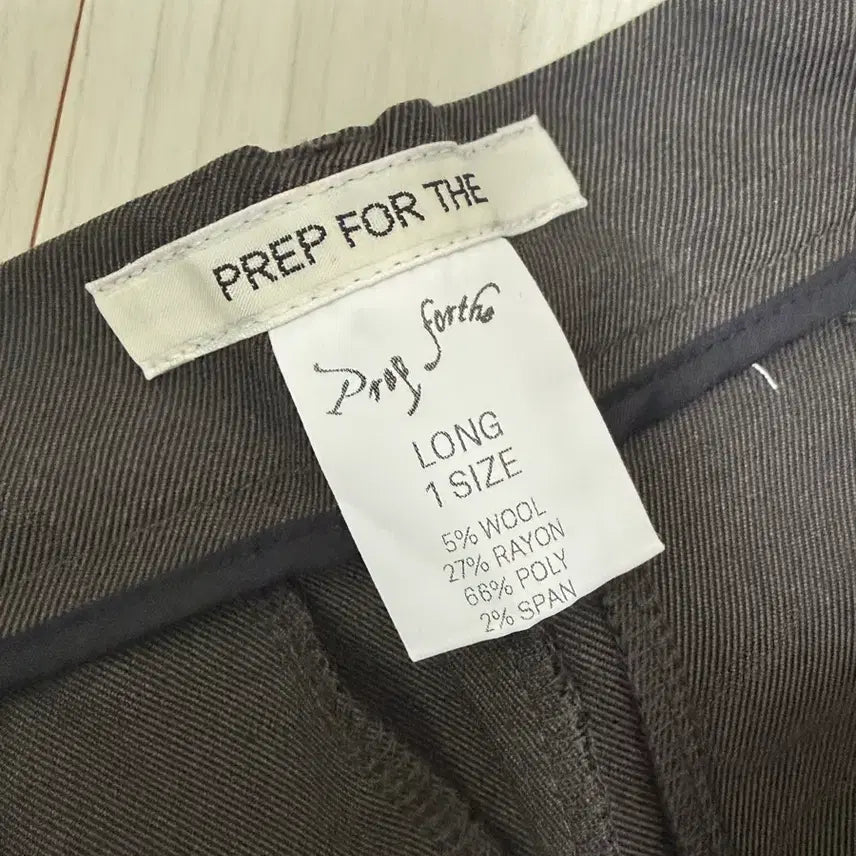 [BUNJANG] PREPFORD Foldaway Curved Trousers Taupe Brown / 프렙포더 foldaway curved trousers taupe 브라운