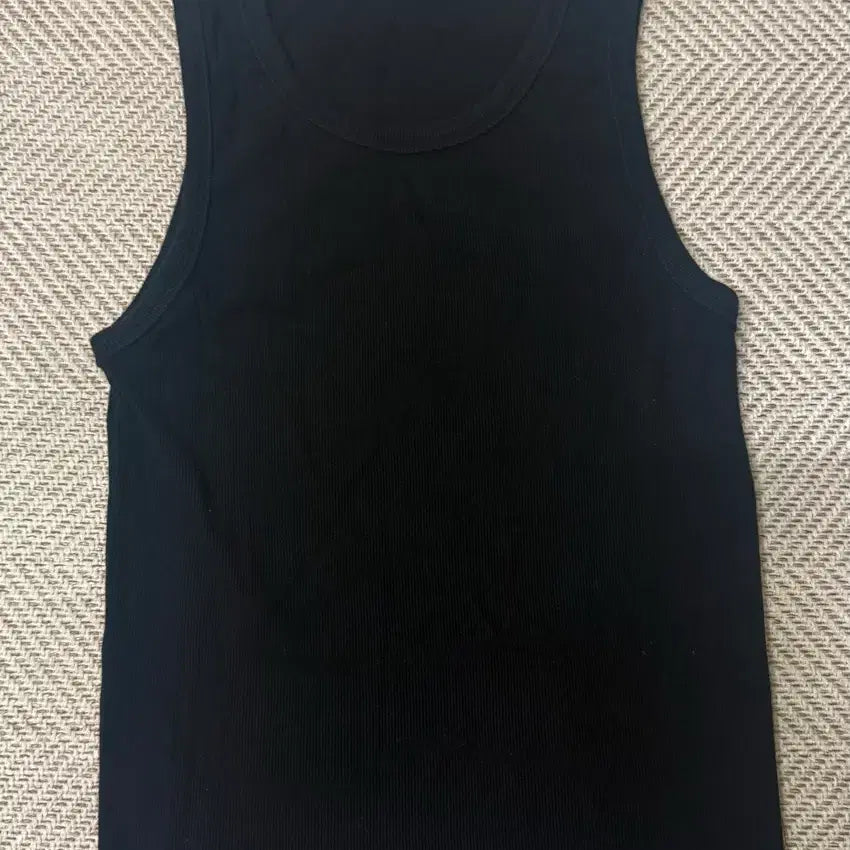 [BUNJANG] Muscle Fit Sleeveless Tank Top - Black, Size L / 머슬핏 나시 슬리브리스