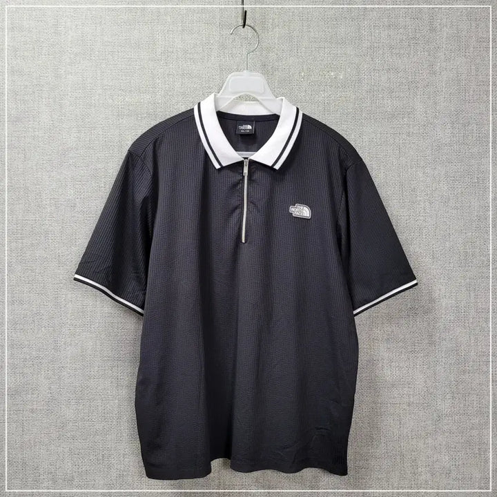 [BUNJANG] The North Face Black Half-Zip T-Shirt Men&