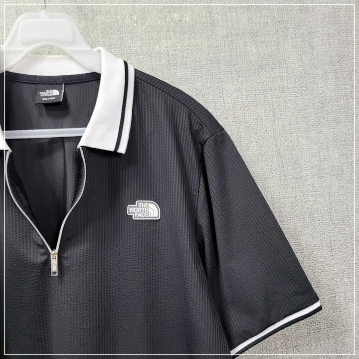 [BUNJANG] The North Face Black Half-Zip T-Shirt Men&