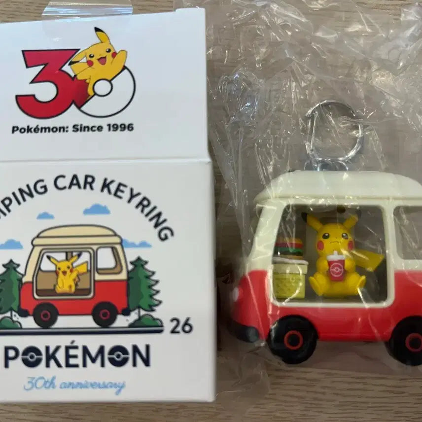 [SOLD OUT] 포켓몬 캠핑카키링 롯데리아 피카츄