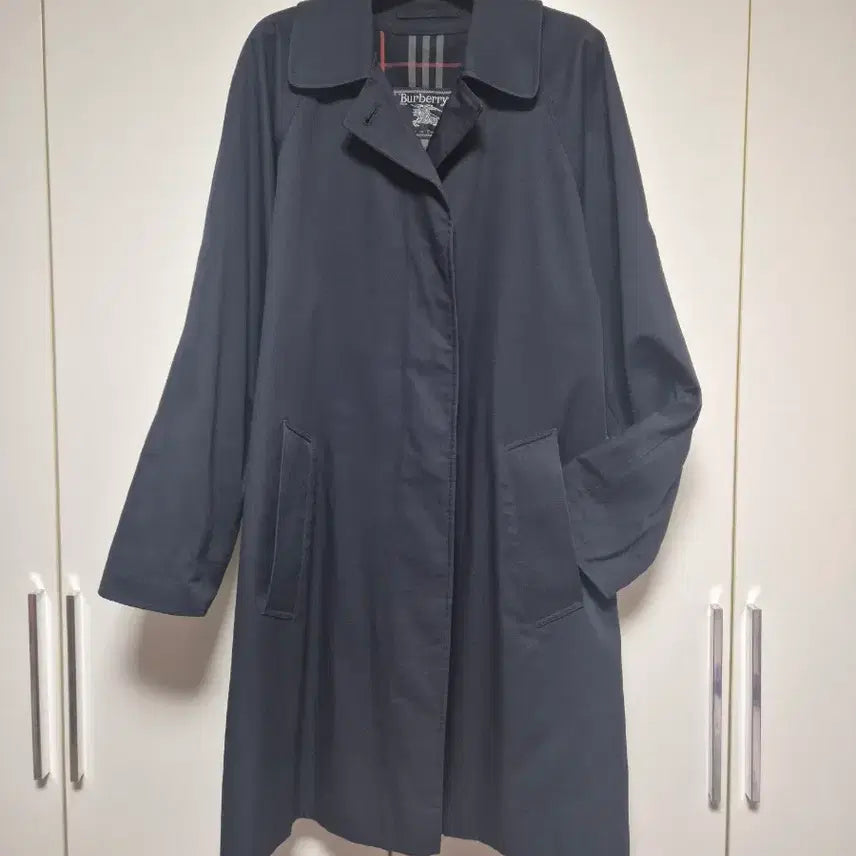 [BUNJANG] Burberry Half Trench Coat Navy / 버버리 트렌치 코트 하프 자켓 네이비