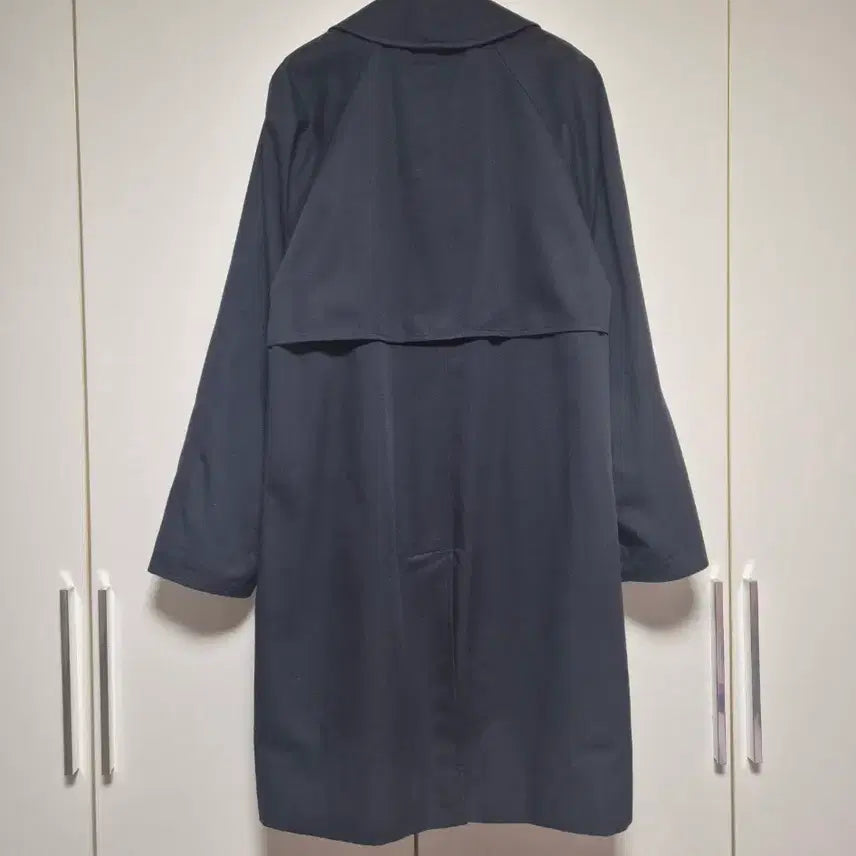 [BUNJANG] Burberry Half Trench Coat Navy / 버버리 트렌치 코트 하프 자켓 네이비