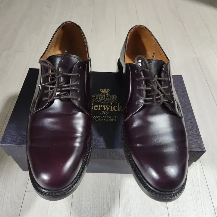[BUNJANG] Berwick 5341 Burgundy Leather Shoes / 버윅 5341 구두(버건디) 사이즈 280 판매합니다.
