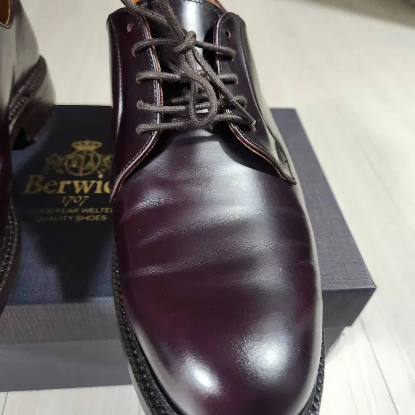 [BUNJANG] Berwick 5341 Burgundy Leather Shoes / 버윅 5341 구두(버건디) 사이즈 280 판매합니다.