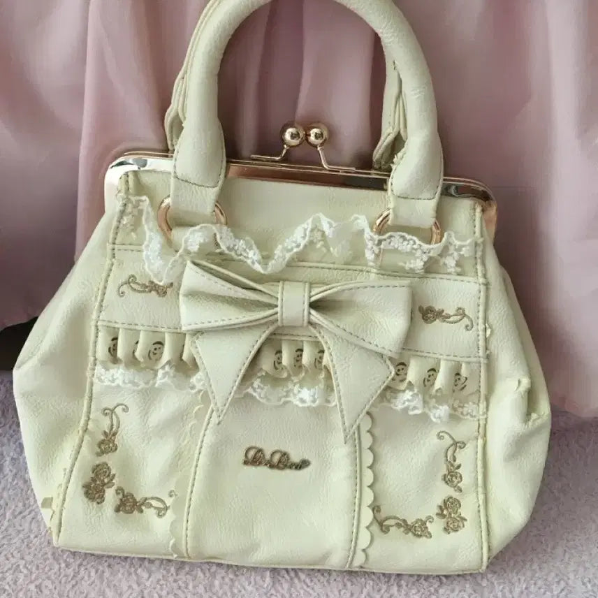 [BUNJANG] Liz Lisa Ivory Ribbon Bag / 리즈리사 대대장 아이보리 리본 백 히메갸루 히메카지
