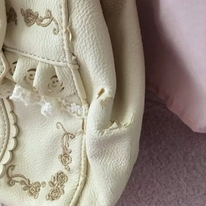 [BUNJANG] Liz Lisa Ivory Ribbon Bag / 리즈리사 대대장 아이보리 리본 백 히메갸루 히메카지