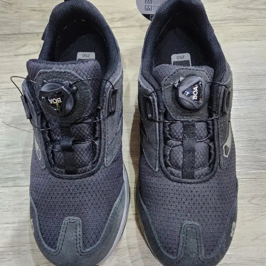 [BUNJANG] BOA Dial Safety Shoes Black 250mm / BOA 다이얼 안전화( 운동화 )250 블랙