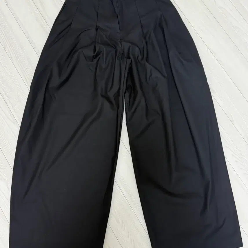 [BUNJANG] PREPFORD Foldaway Curved Trousers Black (Long Size 1) / 프렙포더 foldaway curved trousers 블랙 (롱 1사이즈