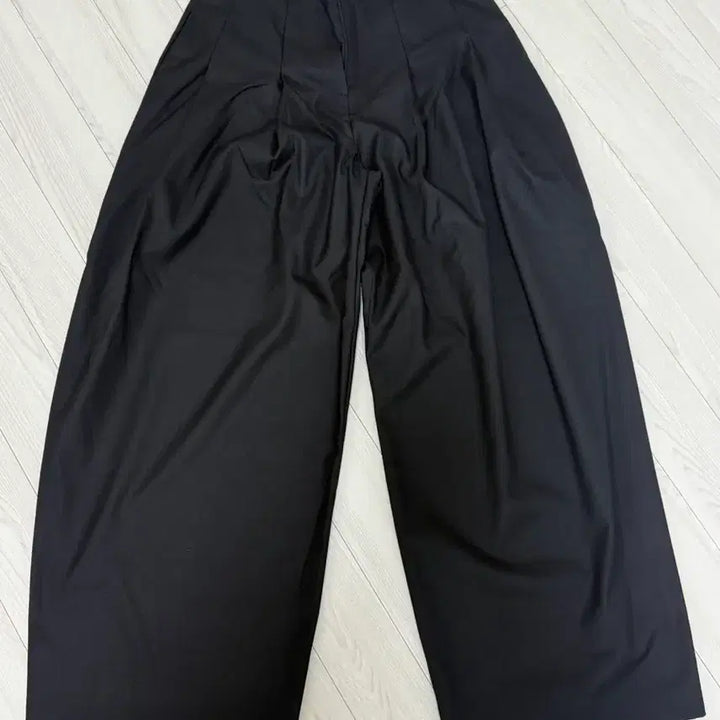 [BUNJANG] PREPFORD Foldaway Curved Trousers Black (Long Size 1) / 프렙포더 foldaway curved trousers 블랙 (롱 1사이즈