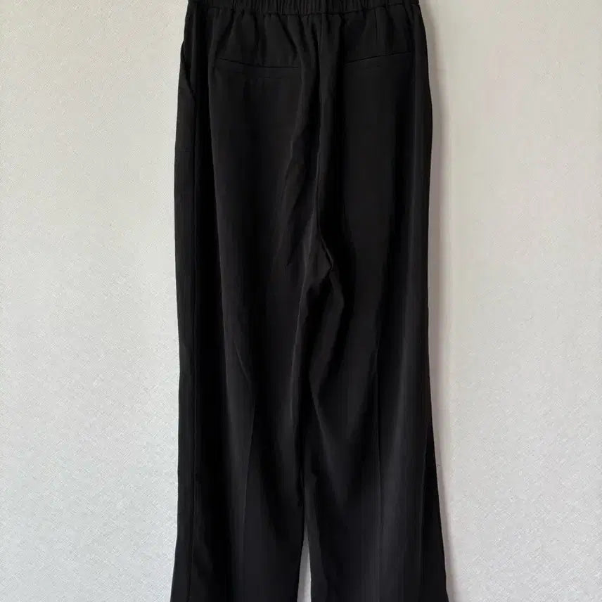 [BUNJANG] Black Wide Slacks / 블랙 와이드 슬랙스
