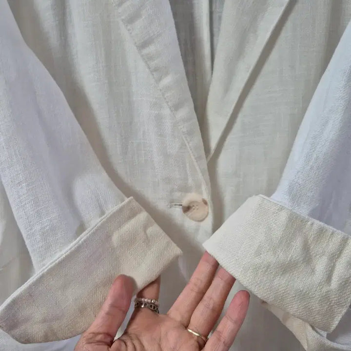 [BUNJANG] Hotel Particulier Linen Blend Summer Jacket / 오텔 파르티큘리에 린넨 혼방 여름 재킷 (66/가단51)