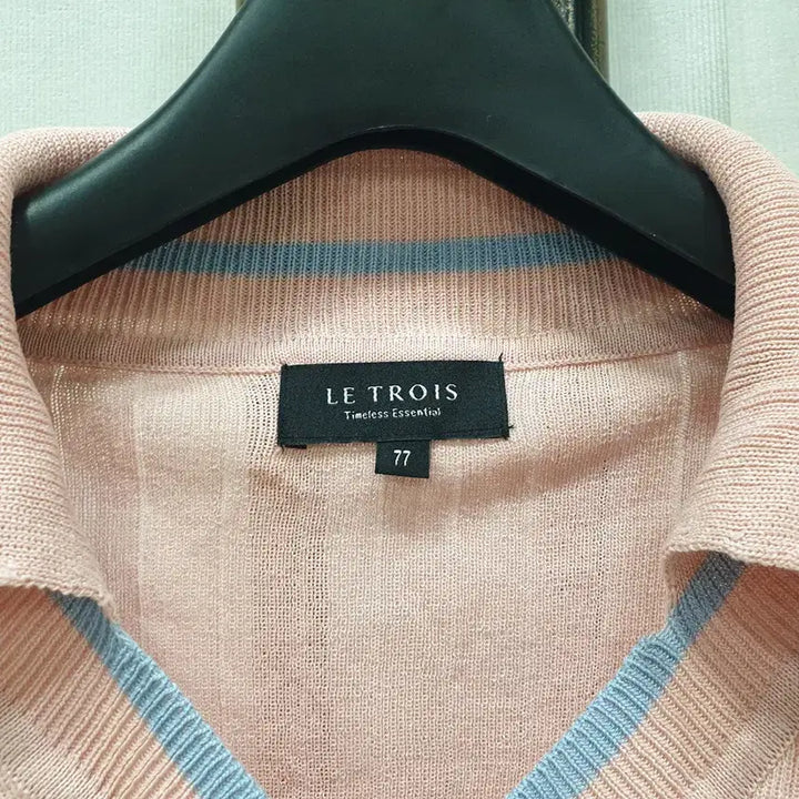 [BUNJANG] LE TROIS Summer Short-Sleeve Knit Top (Size 77) / (JJ30055)르투아 썸머 반팔 니트 77