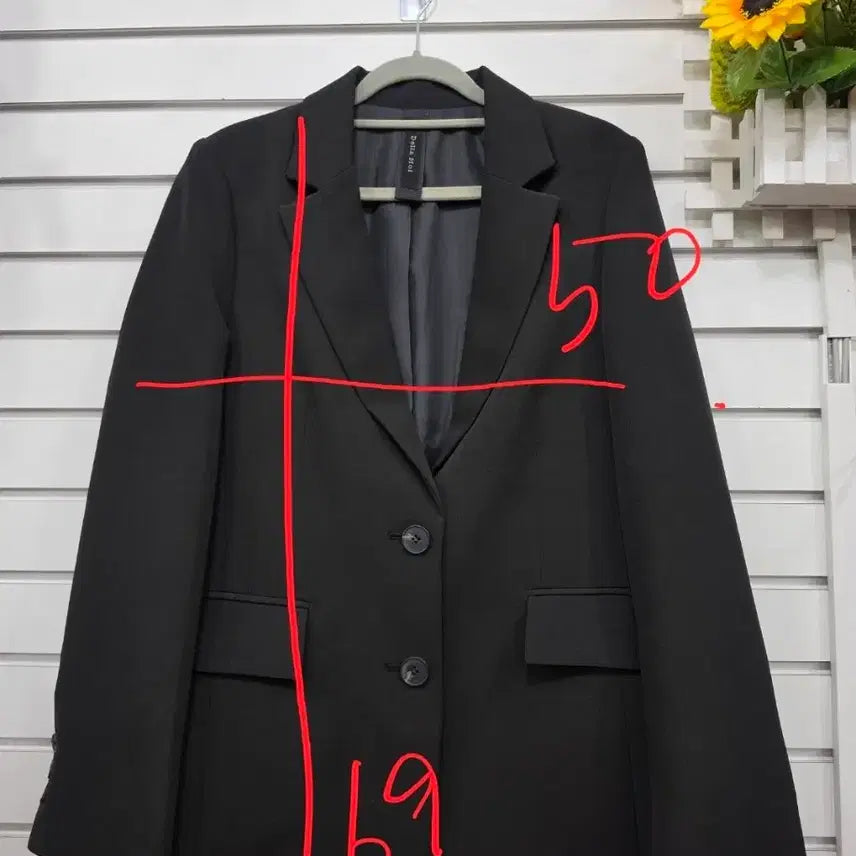 [BUNJANG] Della Moi Black Tailored Jacket / 
