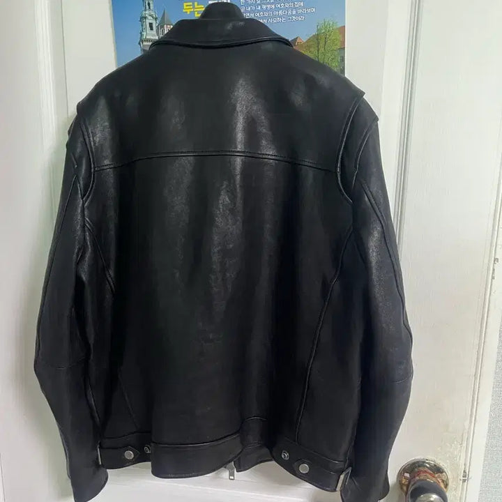 [BUNJANG] Noir Larmes JK8 Leather Jacket Black Size 48 / [48] 느와르라르메스 jk8