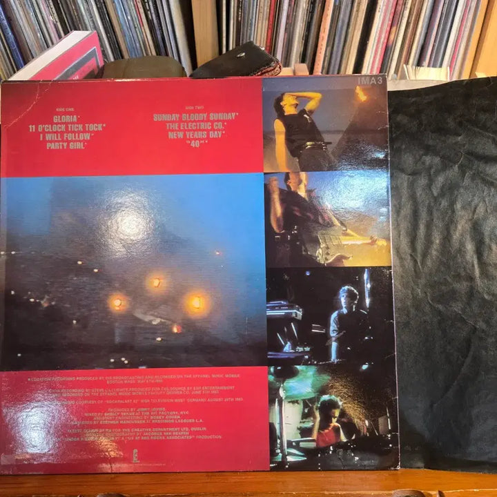 [BUNJANG] U2 Live Under a Blood Sky 1983 UK First Press LP / U2.live.under a blood sky.83.UK.초반.NM-/N