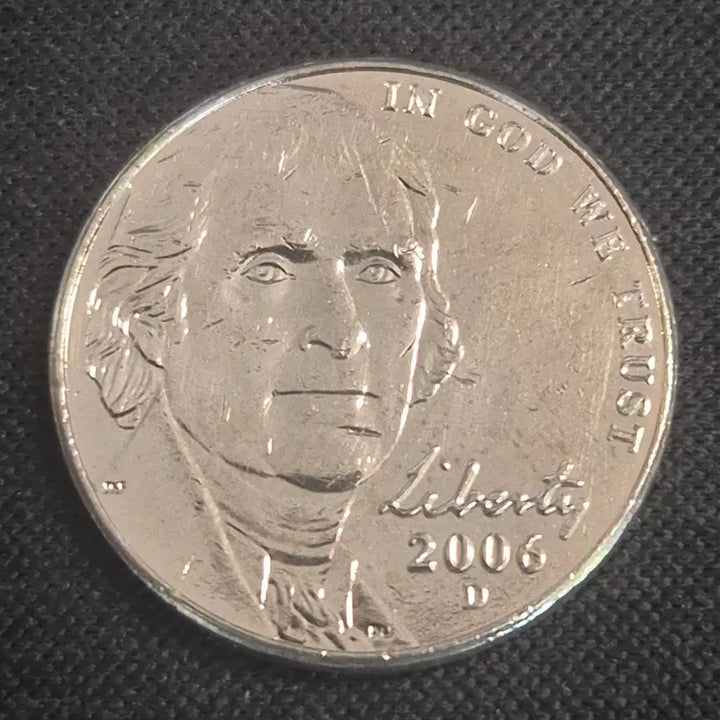 [BUNJANG] 2006 United States 5 Cents Coin / 2006년 미국 5센트 동전 [EP. 2519]