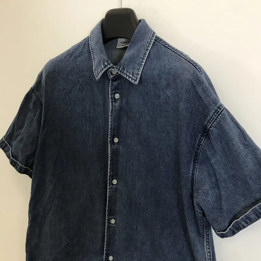 [BUNJANG] KIMUER City Boy Oversized Denim Shirt Blue Medium / 키뮤어 시티보이 오버사이즈 데님셔츠 [M]