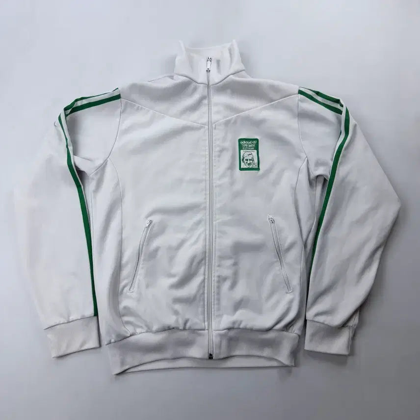 [BUNJANG] Adidas Stan Smith Supreme Track Top Jersey White Green / 아디다스 스탠스미스 슈프림 화이트 그린 트랙탑져지