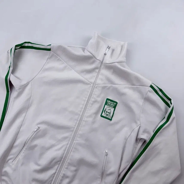[BUNJANG] Adidas Stan Smith Supreme Track Top Jersey White Green / 아디다스 스탠스미스 슈프림 화이트 그린 트랙탑져지