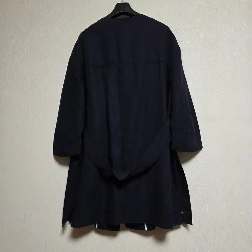 [BUNJANG] SJ WANI Navy Collarless Jacket / SJ WANI 네이비 노카라 자켓