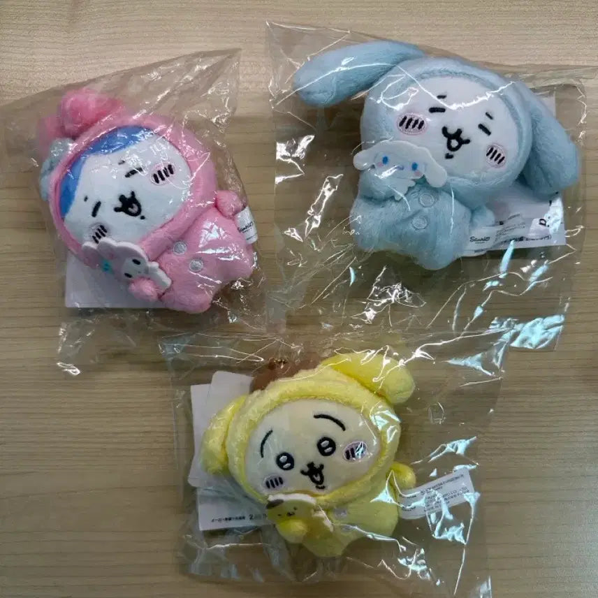 [BUNJANG] Chiikawa Hachiware Usagi Sanrio Marmelo Cinnamoroll Pompurin Plush Set / 치이카와 하치와레 우사기 산리오 마멜 시나모롤 폼폼푸린