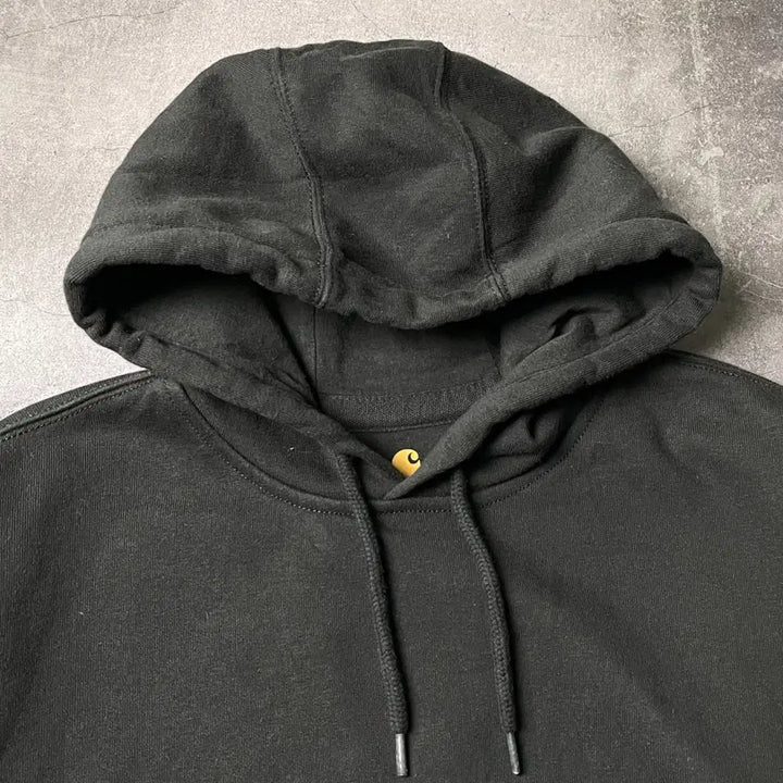 [BUNJANG] Carhartt Vintage Black Fleece Hoodie / CARHARTT 칼하트 빈티지 블랙 기모 후드티 A00911