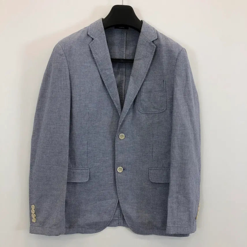 [BUNJANG] Hazzys Linen Blend Gingham Jacket Size 100 / 헤지스 린넨혼방 깅엄자켓 100