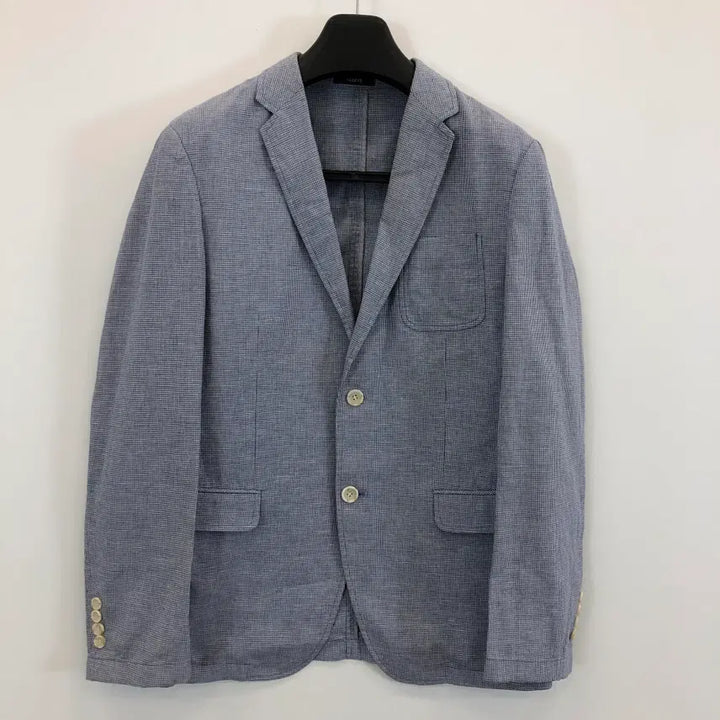 [BUNJANG] Hazzys Linen Blend Gingham Jacket Size 100 / 헤지스 린넨혼방 깅엄자켓 100