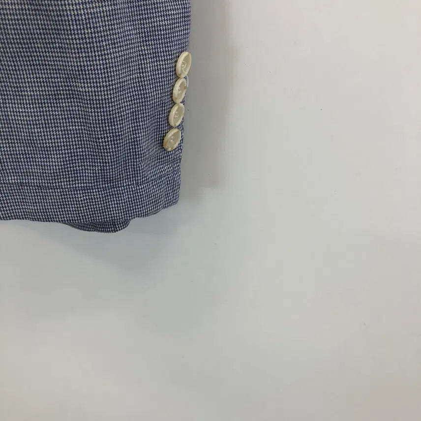 [BUNJANG] Hazzys Linen Blend Gingham Jacket Size 100 / 헤지스 린넨혼방 깅엄자켓 100