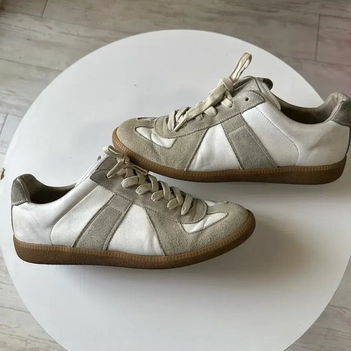 [SOLD OUT] 메종마르지엘라 독일군 스니커즈 화이트/그레이 270(43)