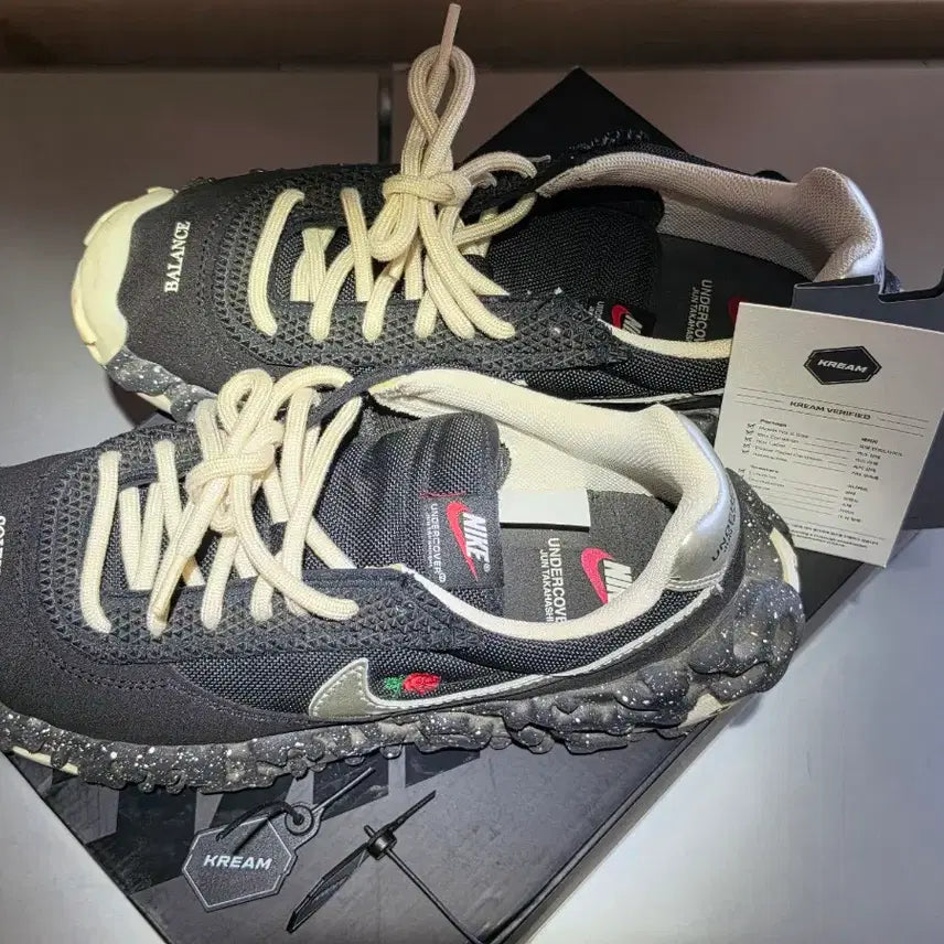 [BUNJANG] Undercover Overbreak Sneakers / 290 언더커버 오버브레이크 크림풀박스