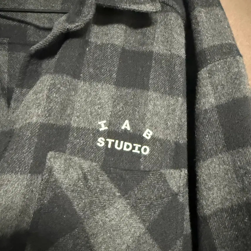 [BUNJANG] 2XL Gingham Black Check Shirt / [2XL] 아이앱 깅엄 블랙 체크셔츠