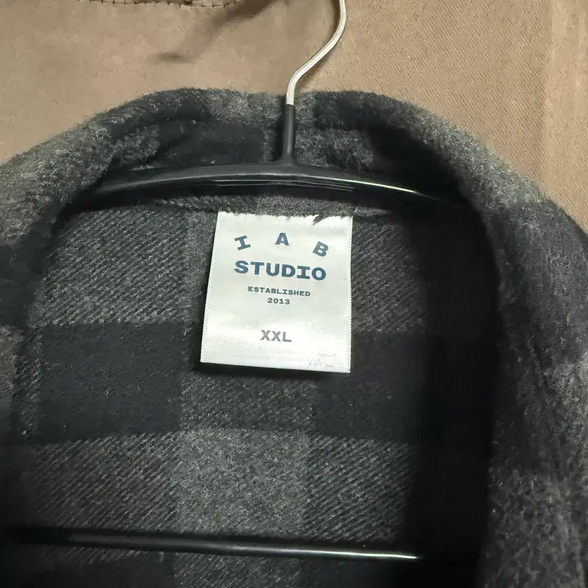 [BUNJANG] 2XL Gingham Black Check Shirt / [2XL] 아이앱 깅엄 블랙 체크셔츠