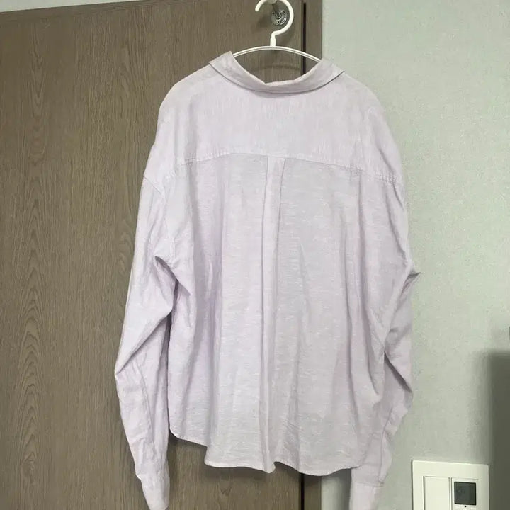 [BUNJANG] TOPTEN Linen Shirt Lavender Size 95 / 탑텐 후들후들 연보라 여름 린넨 셔츠 95