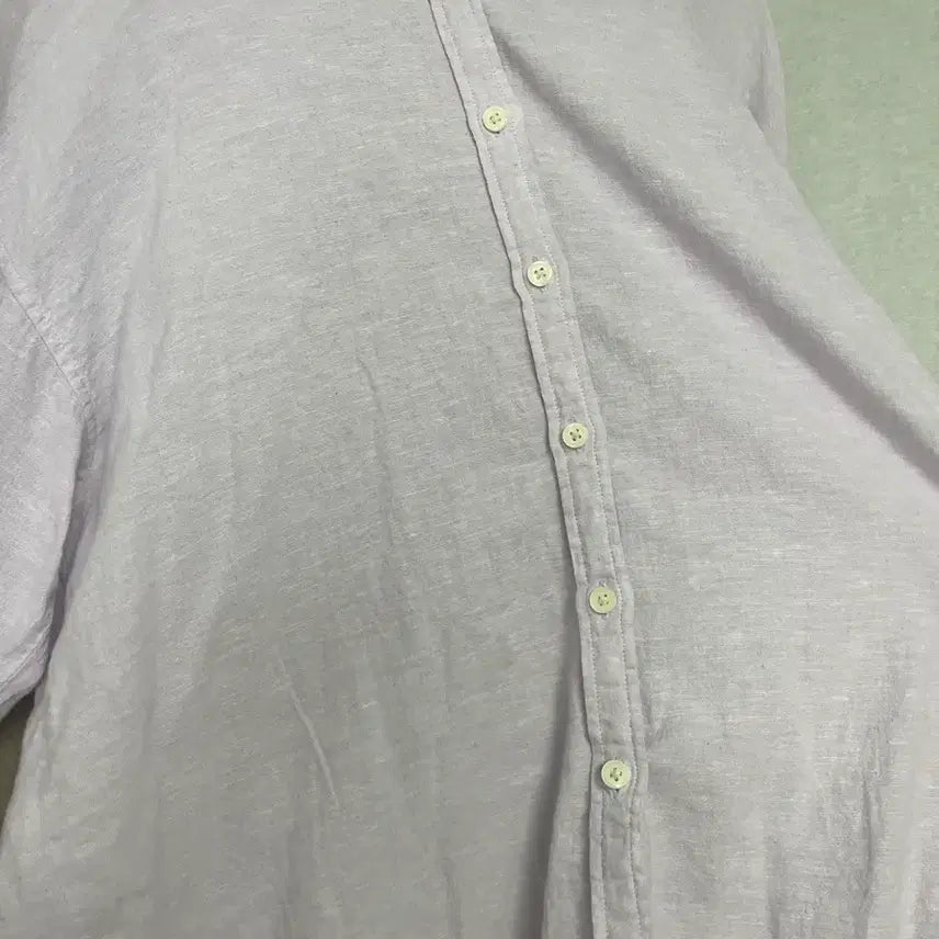 [BUNJANG] TOPTEN Linen Shirt Lavender Size 95 / 탑텐 후들후들 연보라 여름 린넨 셔츠 95