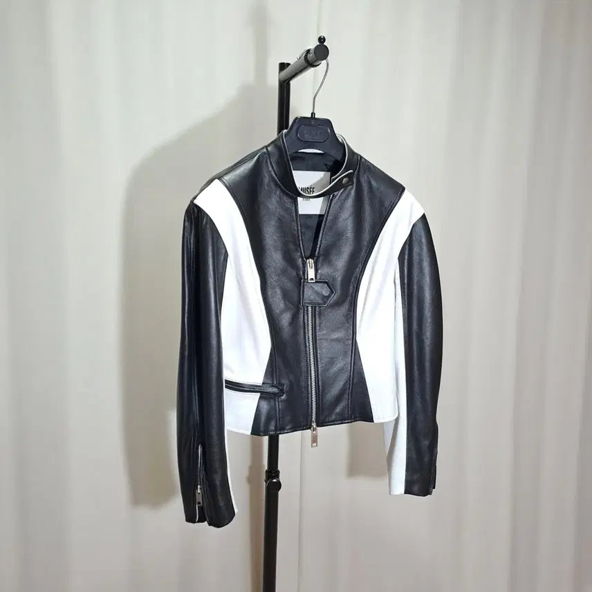 [BUNJANG] Muse Lambskin Rider Jacket / (여성 택포) 뮤제 램스킨 라이더 자켓 36 B845