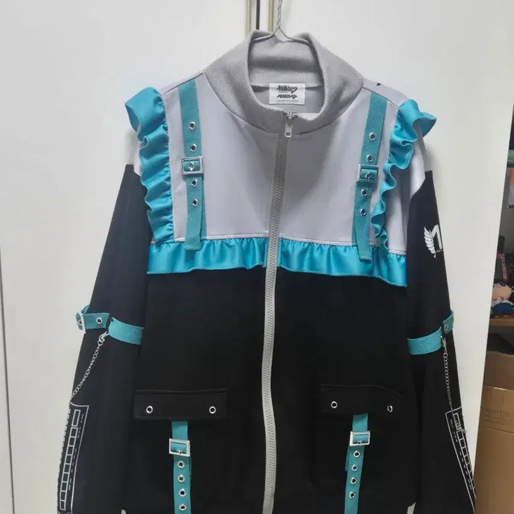 [BUNJANG] ACDC RAG Hatsune Miku Collaboration Frill Jersey / ACDC RAG 양지뢰 지뢰계 서브컬쳐 하츠네 미쿠 콜라보 프릴 져지